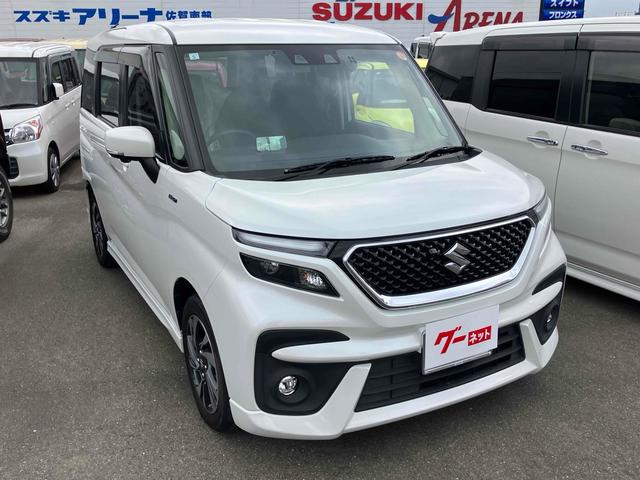 ソリオバンディット ハイブリッドＭＶ　ドライブレコーダー　ＥＴＣ　全周囲カメラ　ナビ　ＴＶ　クリアランスソナー　オートクルーズコントロール　レーンアシスト　衝突被害軽減システム　両側電動スライドドア　オートライト　ＬＥＤヘッドランプ（13枚目）