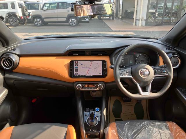 キックス Ｘ　ドライブレコーダー　ＥＴＣ　全周囲カメラ　ナビ　ＴＶ　クリアランスソナー　レーンアシスト　衝突被害軽減システム　オートライト　ＬＥＤヘッドランプ　ヘッドライトウォッシャー　スマートキー　電動格納ミラー（2枚目）