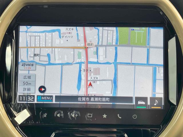 ハスラー ハイブリッドＧ　全周囲カメラ　ナビ　ＴＶ　クリアランスソナー　オートクルーズコントロール　レーンアシスト　衝突被害軽減システム　オートライト　スマートキー　アイドリングストップ　電動格納ミラー　シートヒーター　ＣＶＴ（4枚目）