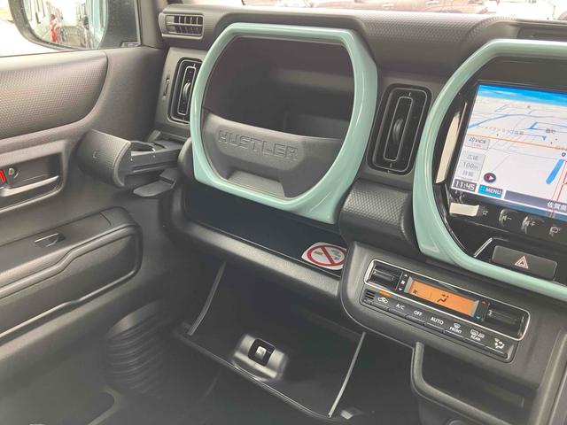 ハスラー ハイブリッドＧ　全周囲カメラ　ナビ　ＴＶ　クリアランスソナー　オートクルーズコントロール　レーンアシスト　衝突被害軽減システム　オートライト　スマートキー　アイドリングストップ　電動格納ミラー　シートヒーター　ＣＶＴ（39枚目）