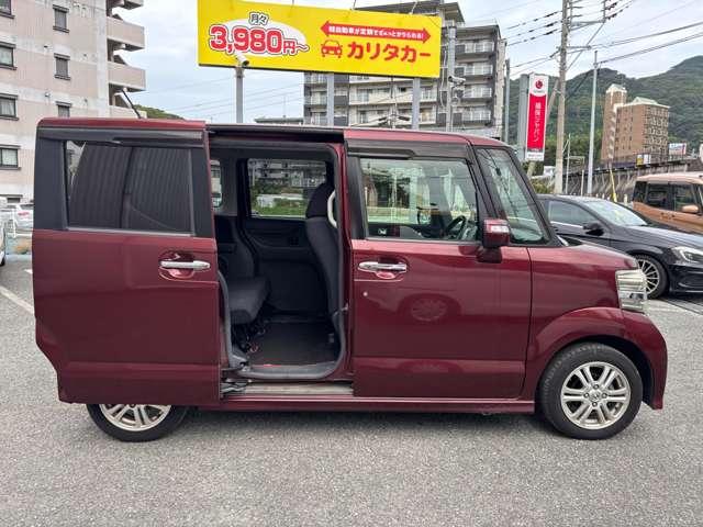 Ｎ－ＢＯＸカスタム Ｇ・Ｌパッケージ　ＣＤデッキ　両側スライドドア左側電動　アイドリングストッププッシュスタートスマートキー　ドライブレコーダー　ルーフ色アセ有（13枚目）