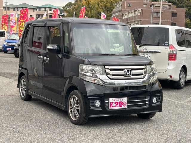 Ｎ－ＢＯＸカスタム Ｇ・Ｌパッケージ　衝突被害軽減ブレーキ　横滑り防止機能　両側スライドドア左側電動　アイドリングストップ　オートエアコン　プッシュスタート　スマートキー（18枚目）