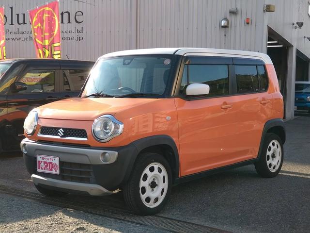 ハスラー Ｇ　ワンセグナビＣＤＤＶＤ衝突被害軽減ブレーキ　アイドリングストップ　横滑り防止機能　シートヒーター　オートエアコン　プッシュスタート　スマートキー（5枚目）