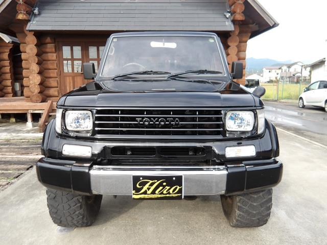 ランドクルーザープラド SXワイドリミテッド メモリアルパッケージ 1ナンバー登録・5人乗り・リフトアップ・社外15インチアルミホイール・ヨコハマM/Tタイヤ・黒レザーシートカバー・ETC付き(3枚目)