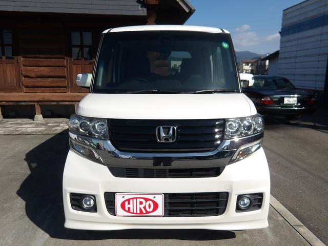 N-BOXカスタム G SSパッケージ 純正インターナビ&TV・DVD再生・Bluetooth対応・バックカメラ・ETC付き・両側パワースライドドア・ステアリングスイッチ・シティブレーキ・HIDヘッドライト・スマートキーレス(3枚目)