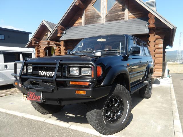 ランドクルーザー８０ ＶＸリミテッド　１ナンバー登録・サンルーフ・ＳＤナビ＆ＴＶ・ＤＶＤ再生・角目４灯仕様ＬＥＤヘッドライト・リフトアップ・社外１６インチアルミ＆ＢＦグッドリッチタイヤ・ＡＲＢバンパー・レザーシートカバー（2枚目）