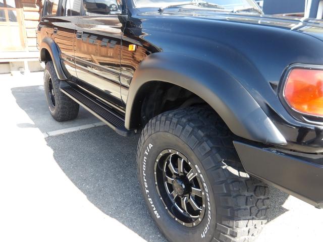 ランドクルーザー８０ ＶＸリミテッド　１ナンバー登録・サンルーフ・ＳＤナビ＆ＴＶ・ＤＶＤ再生・角目４灯仕様ＬＥＤヘッドライト・リフトアップ・社外１６インチアルミ＆ＢＦグッドリッチタイヤ・ＡＲＢバンパー・レザーシートカバー（31枚目）