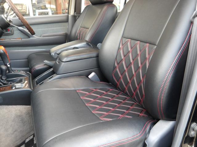 ランドクルーザー８０ ＶＸリミテッド　１ナンバー登録・サンルーフ・ＳＤナビ＆ＴＶ・ＤＶＤ再生・角目４灯仕様ＬＥＤヘッドライト・リフトアップ・社外１６インチアルミ＆ＢＦグッドリッチタイヤ・ＡＲＢバンパー・レザーシートカバー（53枚目）