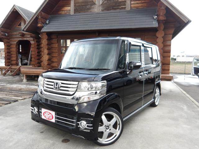 Ｎ－ＢＯＸカスタム Ｇ・ターボパッケージ　純正ナビ＆ＴＶ・ＤＶＤ再生・バックカメラ・両側パワースライドドア・ＨＩＤヘッドライト・ドライブレコーダー・クルーズコントロール・パドルシフト・社外１７インチＡＷ・レザーシートカバー（2枚目）