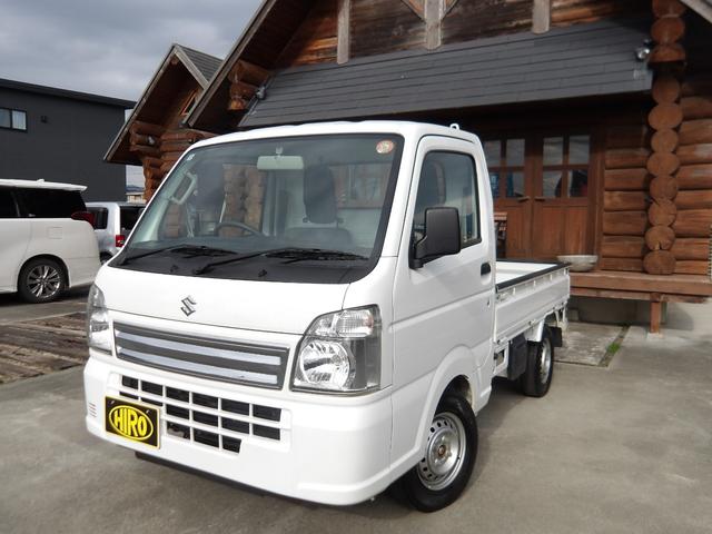 キャリイトラック KCエアコン・パワステ ワンオーナー車・4WD車・エアコン・パワーステアリング・荷台ゴムマット・ヘッドライトレベライザー・横滑り防止・フロントメッキグリル・車検9年7月・取説&保証書&記録簿・キー2個(2枚目)