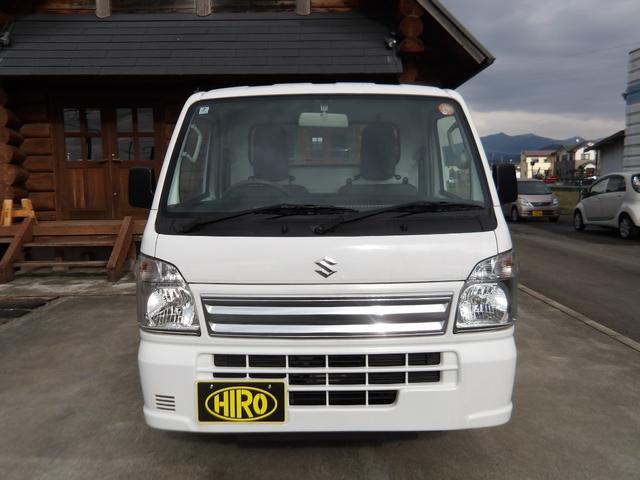 キャリイトラック KCエアコン・パワステ ワンオーナー車・4WD車・エアコン・パワーステアリング・荷台ゴムマット・ヘッドライトレベライザー・横滑り防止・フロントメッキグリル・車検9年7月・取説&保証書&記録簿・キー2個(3枚目)