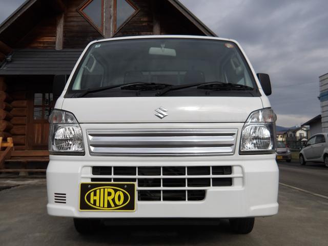 キャリイトラック KCエアコン・パワステ ワンオーナー車・4WD車・エアコン・パワーステアリング・荷台ゴムマット・ヘッドライトレベライザー・横滑り防止・フロントメッキグリル・車検9年7月・取説&保証書&記録簿・キー2個(14枚目)