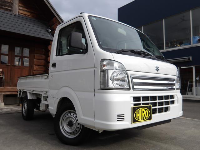 キャリイトラック KCエアコン・パワステ ワンオーナー車・4WD車・エアコン・パワーステアリング・荷台ゴムマット・ヘッドライトレベライザー・横滑り防止・フロントメッキグリル・車検9年7月・取説&保証書&記録簿・キー2個(15枚目)