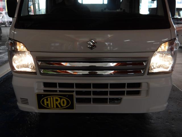 キャリイトラック KCエアコン・パワステ ワンオーナー車・4WD車・エアコン・パワーステアリング・荷台ゴムマット・ヘッドライトレベライザー・横滑り防止・フロントメッキグリル・車検9年7月・取説&保証書&記録簿・キー2個(70枚目)