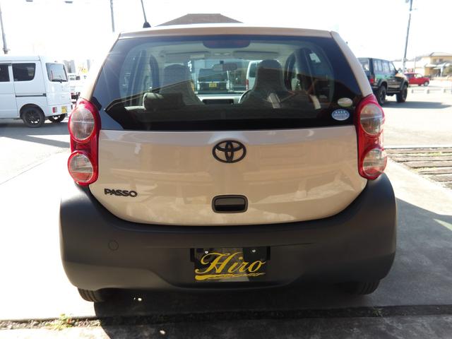 パッソ Ｘ　純正ＣＤオーディオ・ヘッドライトレベライザー・純正ハーフレースカバー・前後バンパー＆ドアミラー＆ドアノブ＆エンブレム塗装・電動格納ドアミラー・キーレス（21枚目）