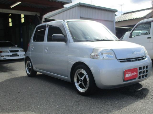 エッセ D 5速MT ローダウン新品ダウンサス WORKホイール カスタム用タコメーター モモステ(3枚目)