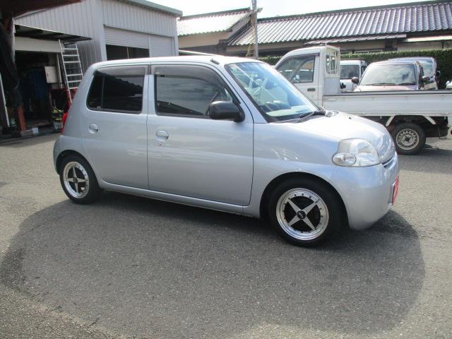 エッセ D 5速MT ローダウン新品ダウンサス WORKホイール カスタム用タコメーター モモステ(4枚目)