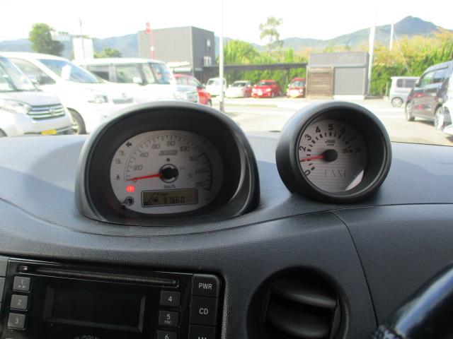 エッセ D 5速MT ローダウン新品ダウンサス WORKホイール カスタム用タコメーター モモステ(14枚目)