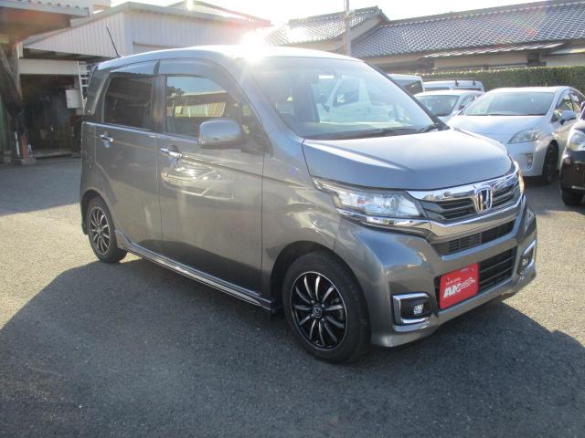 N-WGNカスタム G・ターボパッケージ 社外ナビ フルセグ ブルートゥース対応 バックカメラETC 純正アルミ(3枚目)