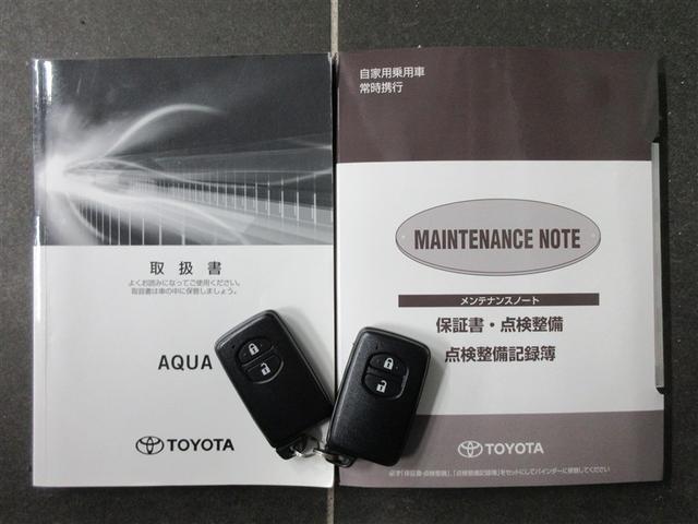 アクア Ｓスタイルブラック　フルセグ　メモリーナビ　ＤＶＤ再生　バックカメラ　衝突被害軽減システム　ＥＴＣ　ドラレコ　ＬＥＤヘッドランプ　ワンオーナー　記録簿（40枚目）