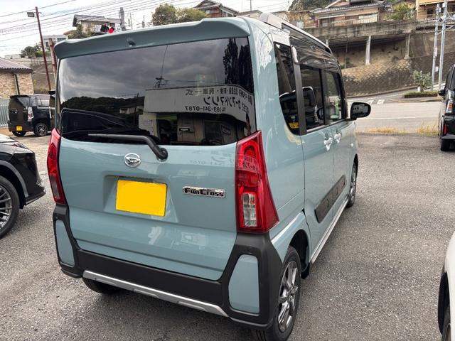 タント ファンクロス SDナビ フルセグTV CD DVD Bluetooth バックカメラ ETC 両側パワースライドドア(4枚目)