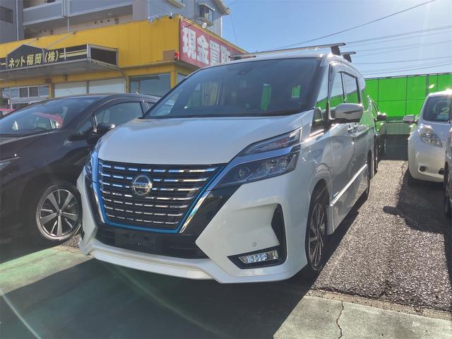 セレナ e-パワー ハイウェイスターV ETC 全周囲カメラ ナビ TV クリアランスソナー オートクルーズコントロール 衝突被害軽減システム 両側電動スライドドア オートライト LEDヘッドランプ スマートキー 電動格納ミラー 3列シート(12枚目)