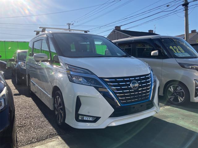 セレナ e-パワー ハイウェイスターV ETC 全周囲カメラ ナビ TV クリアランスソナー オートクルーズコントロール 衝突被害軽減システム 両側電動スライドドア オートライト LEDヘッドランプ スマートキー 電動格納ミラー 3列シート(15枚目)