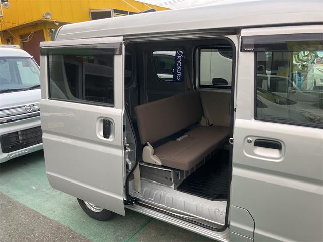 エブリイ PC 4WD AT 両側スライドドア キーレスエントリー 盗難防止システム ABS エアコン パワーステアリング パワーウィンドウ 運転席エアバッグ 助手席エアバッグ(14枚目)