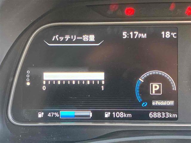 リーフ G ETC 全周囲カメラ ナビ TV クリアランスソナー オートクルーズコントロール レーンアシスト 自動駐車システム 衝突被害軽減システム アルミホイール オートライト LEDヘッドランプ 革シート(46枚目)