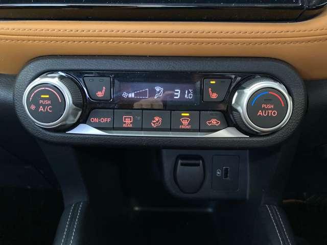 オートエアコンです！ボタンでの簡単な操作で室内を快適な温度にします。夏場・冬場でも快適なドライブができます！