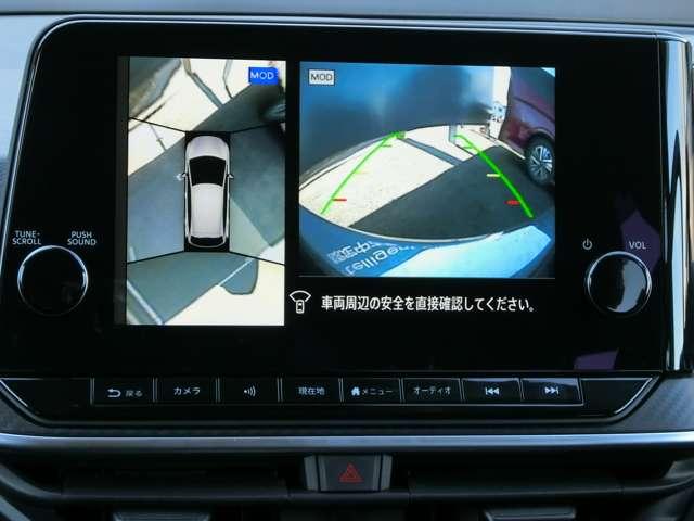 ノート １．２　Ｘ　純正ナビ・アラウンドビューモニター・エマ　衝突被害軽減ブレ－キ　全方位カメラ　ＥＴＣ付　ＬＥＤヘッドライト　レーンアシスト　ワンオーナー　ドラレコ　整備記録簿　ワンセグＴＶ　ＴＶナビ　サイドカーテンエアバック　メモリーナビ　パワーウィンドウ（6枚目）