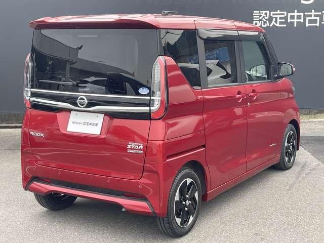 ルークス ６６０　ハイウェイスターＸ　衝突被害軽減ブレーキ　アイスト　衝突被害軽減ブレ－キ　マルチビューカメラ　車線逸脱警報装置　ＥＴＣ　ＬＥＤ　スマートキー　パワーウィンドウ　ワンオーナー　カーテンエアバック　ドライブレコーダー　ナビＴＶ　バックカメラ（2枚目）