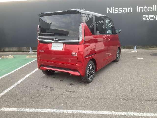 ルークス ６６０　ハイウェイスターＸ　プロパイロット　エディション　両自動ドア　アダプティブクルコン　アラウンドビュモニター　ブレーキサポート　ワンオ－ナ－　ＷエアＢ　Ａストップ　ハイビームアシスト　Ｂカメラ　ＬＥＤライト　ＴＶ　盗難防止装置　オートエアコン　ＰＷ（3枚目）