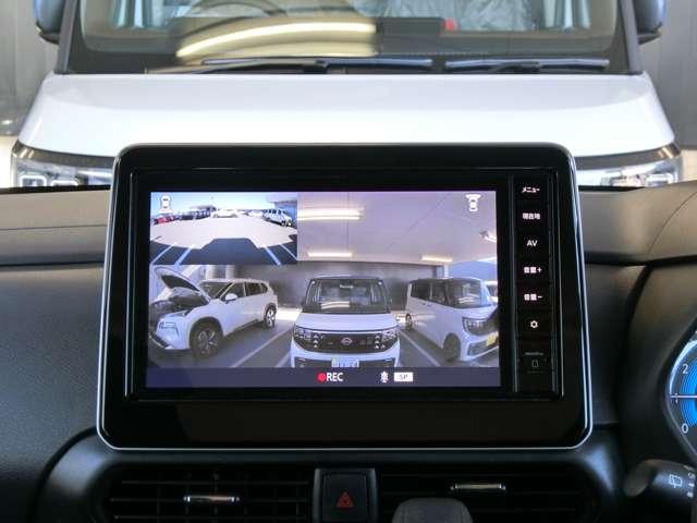 ルークス 660 ハイウェイスターGターボ 純正ナビ・アラウンドビューモニター・片側 パノラマモニター 片側電スラ 地デジ アイスト LEDライト アルミ オートハイビーム スマキー レーンアシスト 1オーナー車 ドラレコ フルオートエアコン(9枚目)