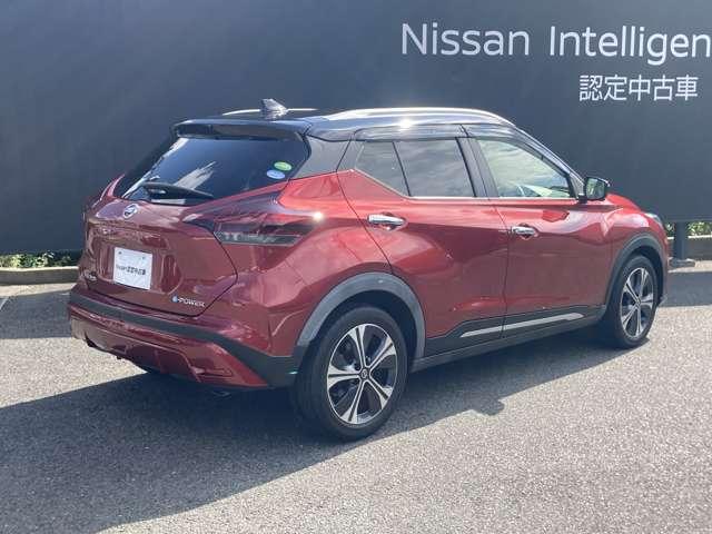 キックス １．２　Ｘ　（ｅ－ＰＯＷＥＲ）　ワンオーナー　プロパイロット　純正ナビ　ナビ＆ＴＶ　ワンオ－ナ－車　追従クルコン　スマートキー　ＬＥＤヘッド　レーンアシスト　パワーステアリング　盗難防止システム　ドライブレコーダー　ＥＴＣ　整備記録簿有　メモリーナビ　サイドエアバッグ（4枚目）