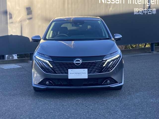 オーラ 1.2 G レザーエディション 当社社用車UP プロパイロット アラウンド ワンオーナ 追突防止 レーダークルーズ 本革 車線逸脱警報装置 禁煙車 LED 盗難防止 記録簿 バックモニター ETC インテリジェントキー メモリーナビゲーション AW キーレスエントリー ABS(14枚目)