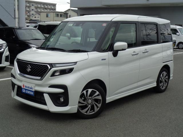 バンディット　ＨＹＢＲＩＤ　ＳＶ　５ＡＧＳ　アイドリングＳ　デュアルカメラブレーキ／両側電動スライドドア／禁煙車／横滑り防止装置／アダプティブクルーズコントロール／ＬＥＤヘッドライト／シートヒーター／スマートキー／後方衝突被害軽減ブレーキ／ハイビームアシスト／(9枚目)