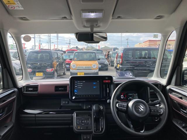 スペーシアカスタム カスタム　ＨＹＢＲＩＤ　ＸＳターボ　ナビ　全方位Ｃ　ＡＣＣ　オートライト　Ｂｌｕｅｔｏｏｔｈ　スライドドア　純正ナビ　プッシュスタート　シートヒーター　オートエアコン　衝突被害軽減システム　横滑り防止機能　衝突安全ボディ　盗難防止システム　全方位カメラ（58枚目）