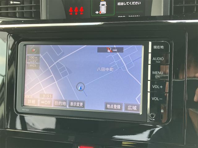 ルーミー カスタムＧ　ＥＴＣ　バックカメラ　ナビ　ＴＶ　両側電動スライドドア　クリアランスソナー　オートクルーズコントロール　衝突被害軽減システム　アルミホイール　オートライト　ＬＥＤヘッドランプ　スマートキー（4枚目）