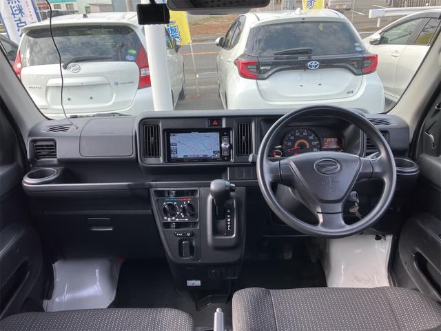 ハイゼットカーゴ ＤＸ　ＳＡＩＩＩ　ＡＴ　衝突被害軽減システム　ドライブレコーダー　ＥＴＣ　ナビ　ＴＶ　バックカメラ　両側スライドドア　キーレスエントリー　アイドリングストップ　オートマチックハイビーム　アルミホイール　ＡＢＳ（2枚目）