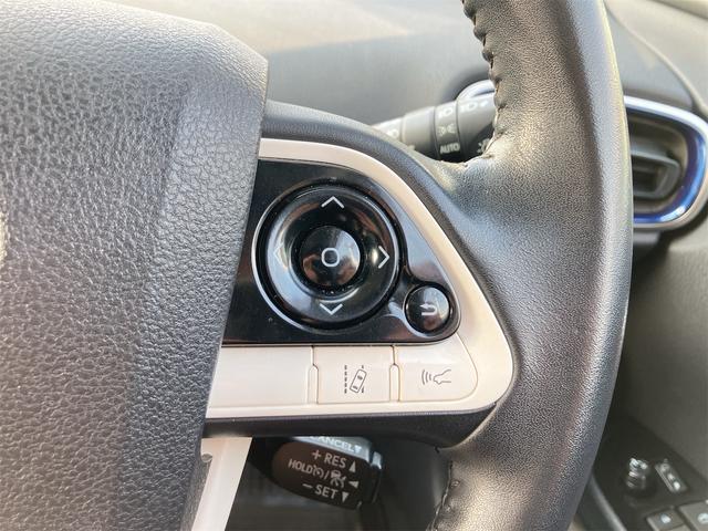 プリウス Ａツーリングセレクション　ＢＬＵＥＴＯＯＴＨ　Ｃソナー　ＵＳＢ入力　シートＨ　レーンキープ　スマキー　イモビライザー　バックモニター　クルコン　ＬＥＤヘッドライト　ＤＶＤ視聴可　ＥＴＣ　ナビＴＶ　メモリーナビゲーション　ＡＡＣ（34枚目）