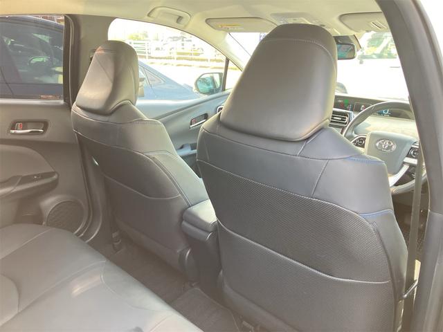 プリウス Ａツーリングセレクション　ＢＬＵＥＴＯＯＴＨ　Ｃソナー　ＵＳＢ入力　シートＨ　レーンキープ　スマキー　イモビライザー　バックモニター　クルコン　ＬＥＤヘッドライト　ＤＶＤ視聴可　ＥＴＣ　ナビＴＶ　メモリーナビゲーション　ＡＡＣ（38枚目）