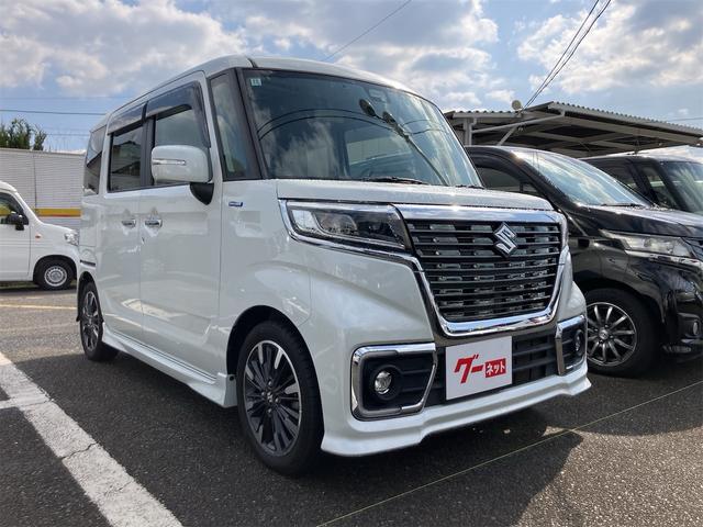 スペーシアカスタム ハイブリッドＸＳターボ　ナビ　バックカメラ　ドライブレコーダー　アイドリングストップ　スマートキー　プッシュスタート　セキュリティー　ベンチシート　純正アルミホイール（3枚目）