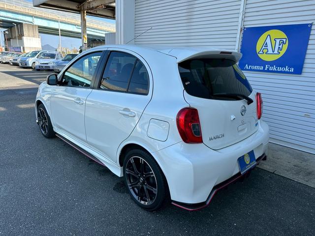 マーチ ニスモ　ニスモ　メーカーオプション装着　プッシュスタート　バックカメラ　ドライブレコーダー（8枚目）