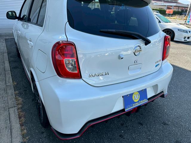 マーチ ニスモ　ニスモ　メーカーオプション装着　プッシュスタート　バックカメラ　ドライブレコーダー（37枚目）