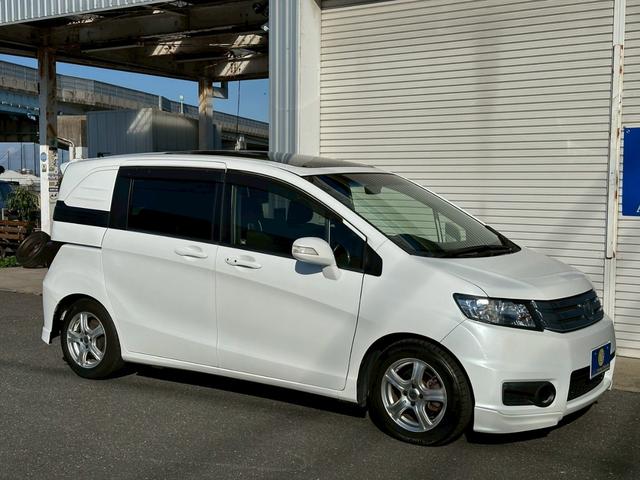 フリードスパイク Ｇ　エアロ　ムーンルーフ　キーフリー　社外アルミホイール（15枚目）