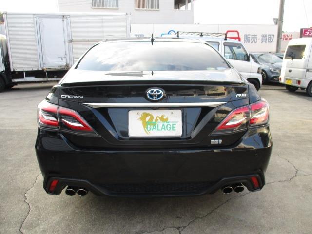 クラウンハイブリッド 　ＴＲＤエアロ前後センサーブラインドスポットモニターオプションドラレコパノラミックビューモニター（6枚目）