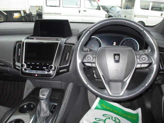 クラウンハイブリッド 　ＴＲＤエアロ前後センサーブラインドスポットモニターオプションドラレコパノラミックビューモニター（16枚目）