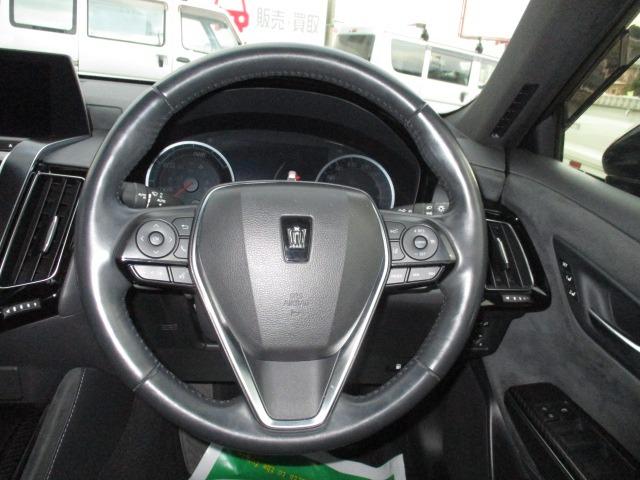 クラウンハイブリッド 　ＴＲＤエアロ前後センサーブラインドスポットモニターオプションドラレコパノラミックビューモニター（17枚目）