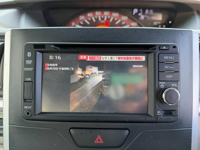 タント X メモリーナビ ワンセグ Bluetooth接続可能 ドライブレコーダー ETC スマートキー 左側パワースライドドア 電動格納ミラー オートライト ベンチシート 社外14インチアルミ オートエアコン(10枚目)